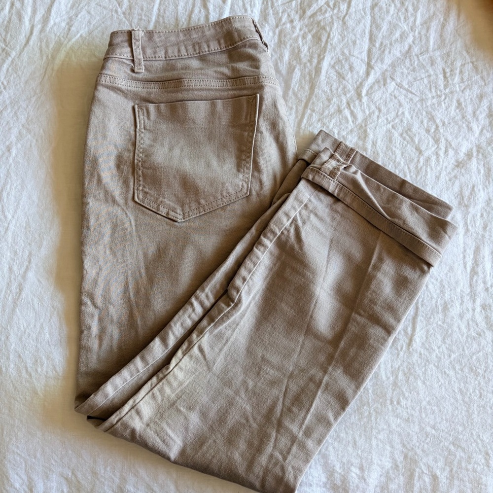 Simply Vera Vera Wang Tan Cropped Pants